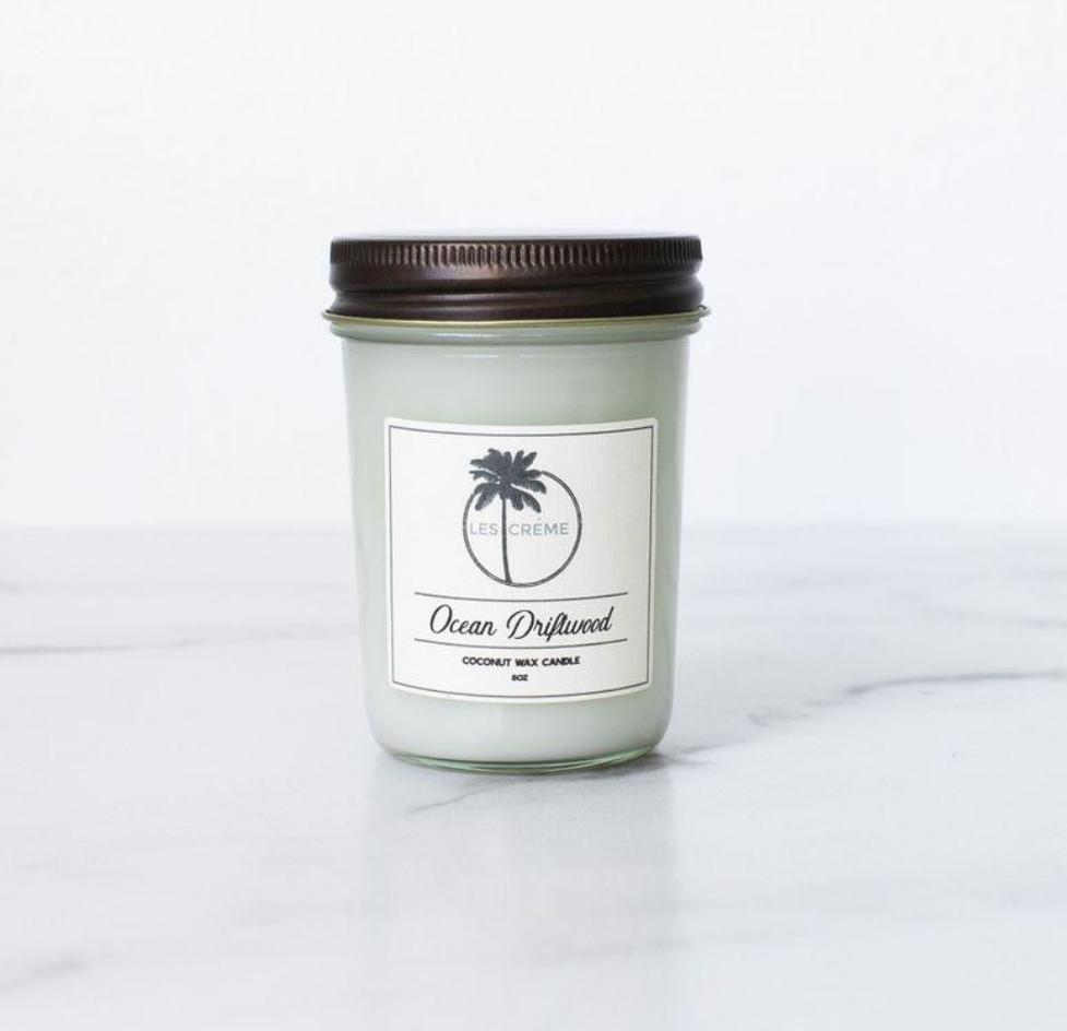 Ocean Driftwood Scent Coconut Wax Candle