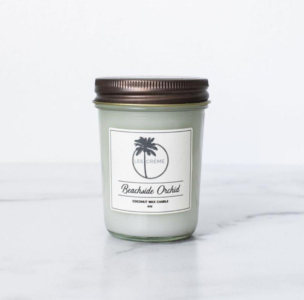 Beachside Orchid Scent Coconut Wax Candle