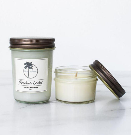 Beachside Orchid Scent Coconut Wax Candle