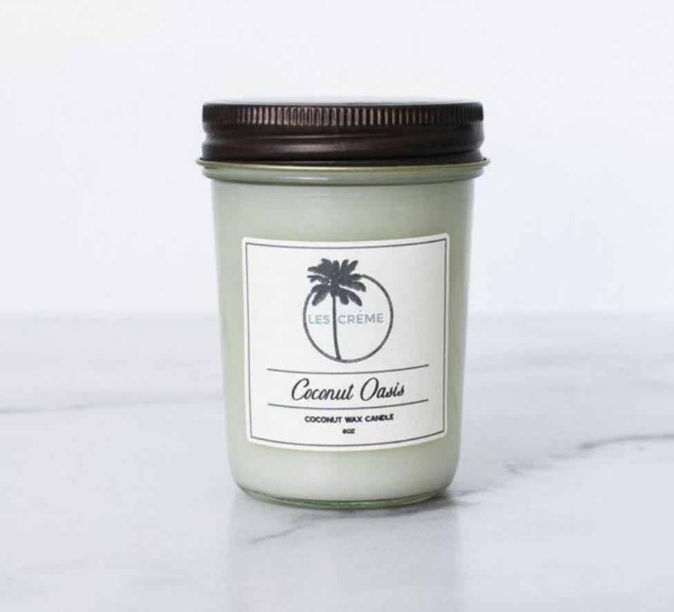 Coconut Oasis Scent Coconut Wax Candle