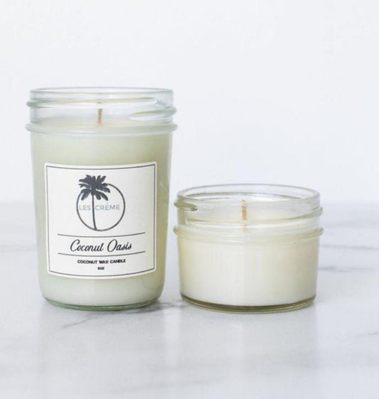 Coconut Oasis Scent Coconut Wax Candle