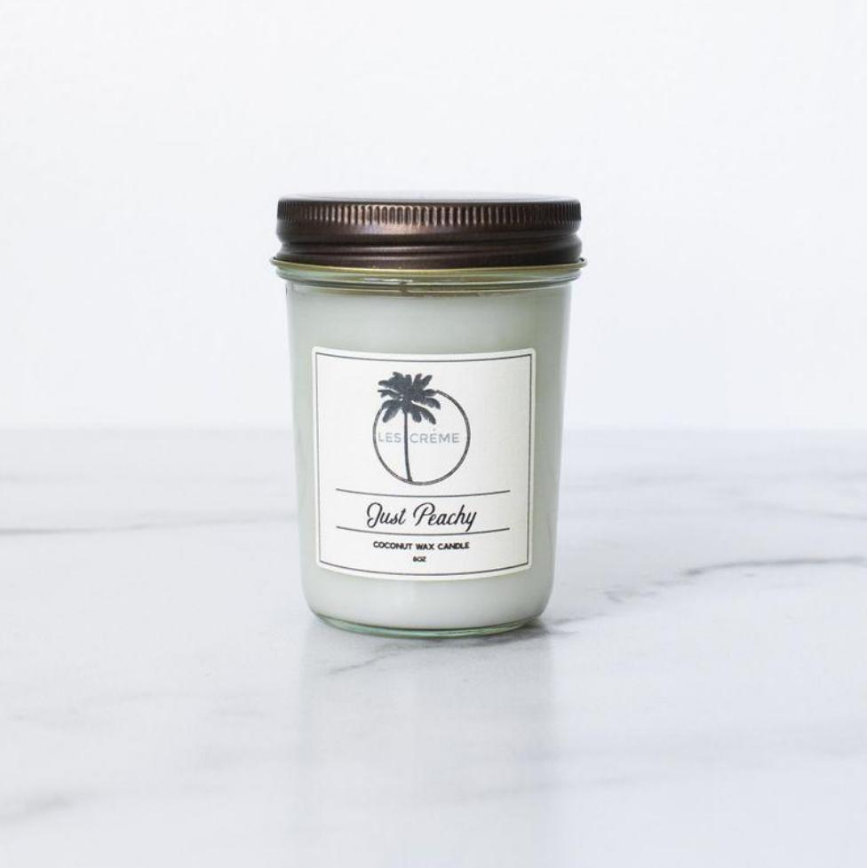 Just Peachy Scent Coconut Wax Candle