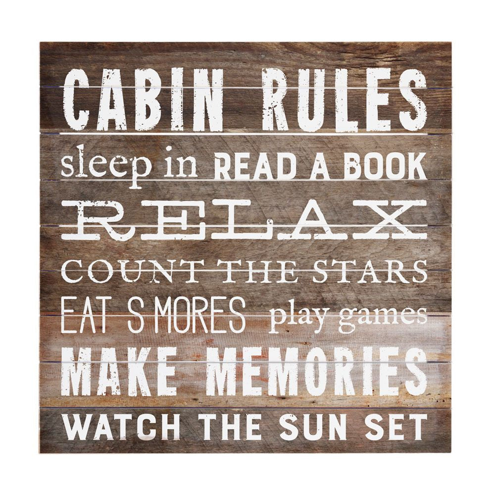 Cabin Rules