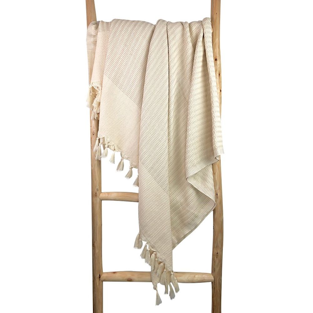 Plush Wavy Turkish Throw