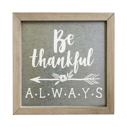 Be Thankful